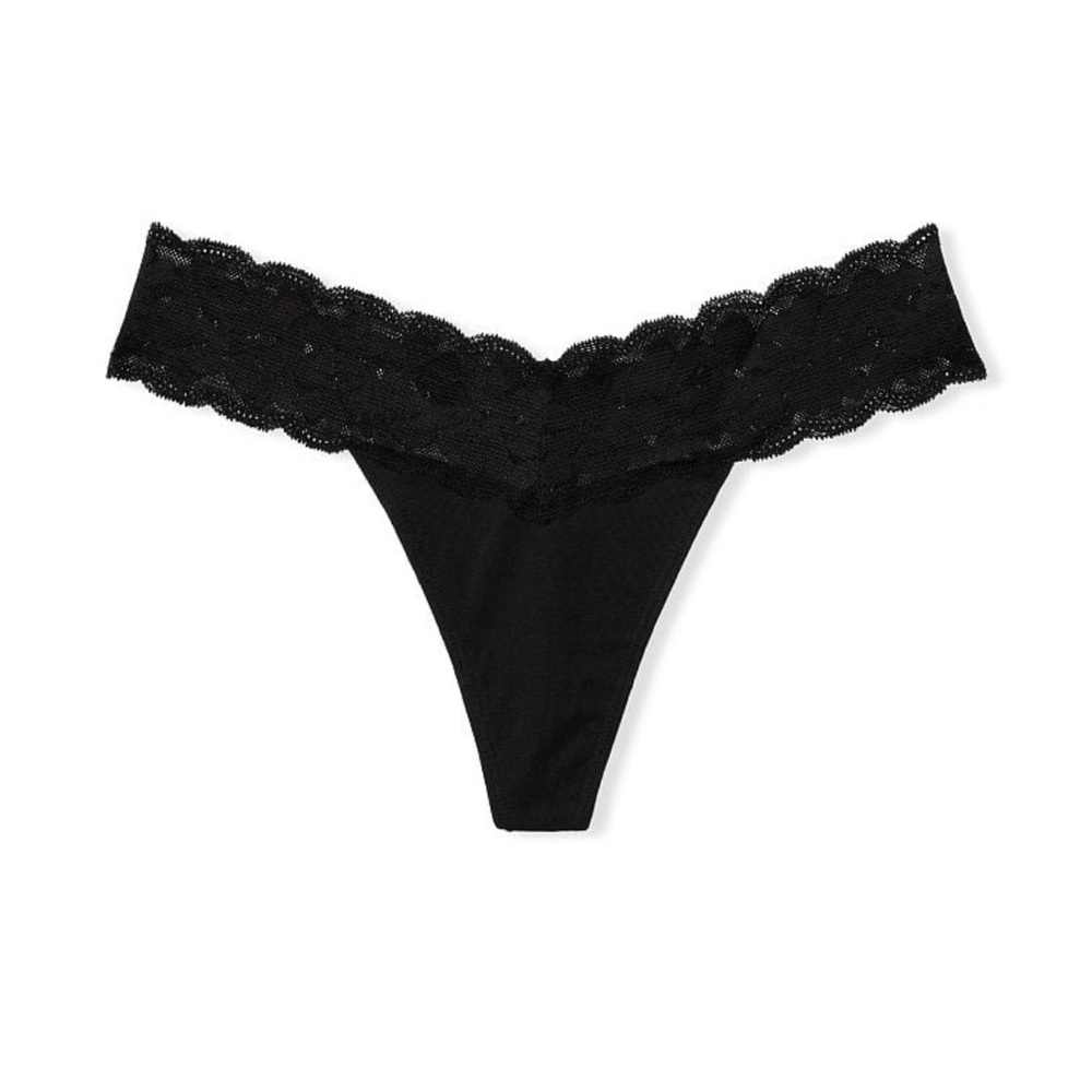 5 VS PINK lace thongs NWT